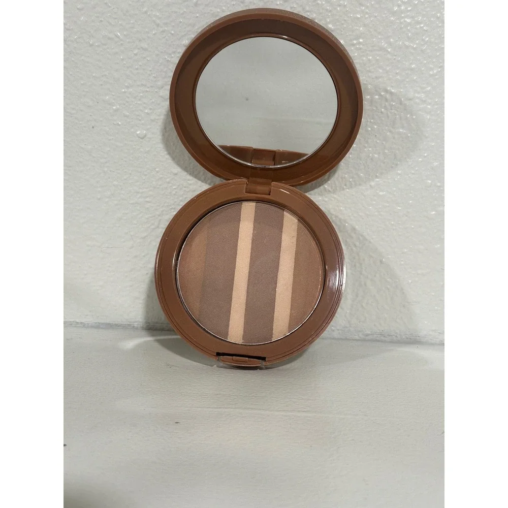 Bronzabelle Ray Of Sunshine Bronzer Highlighter Multi Stripe Compact‎ Mirror